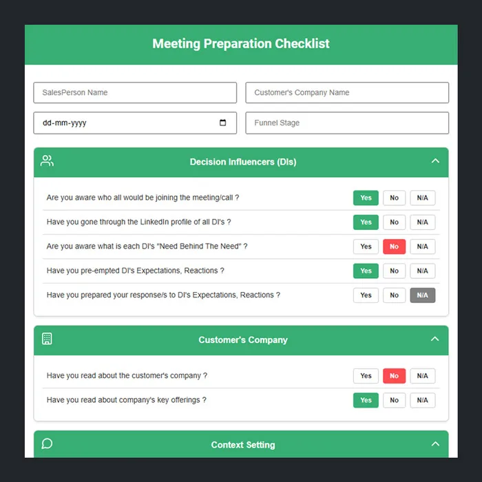 Meeting Preparation Checklist image
