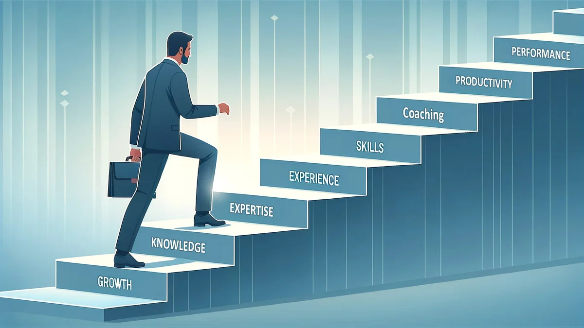 sales processional progressing in his sales ramp up time