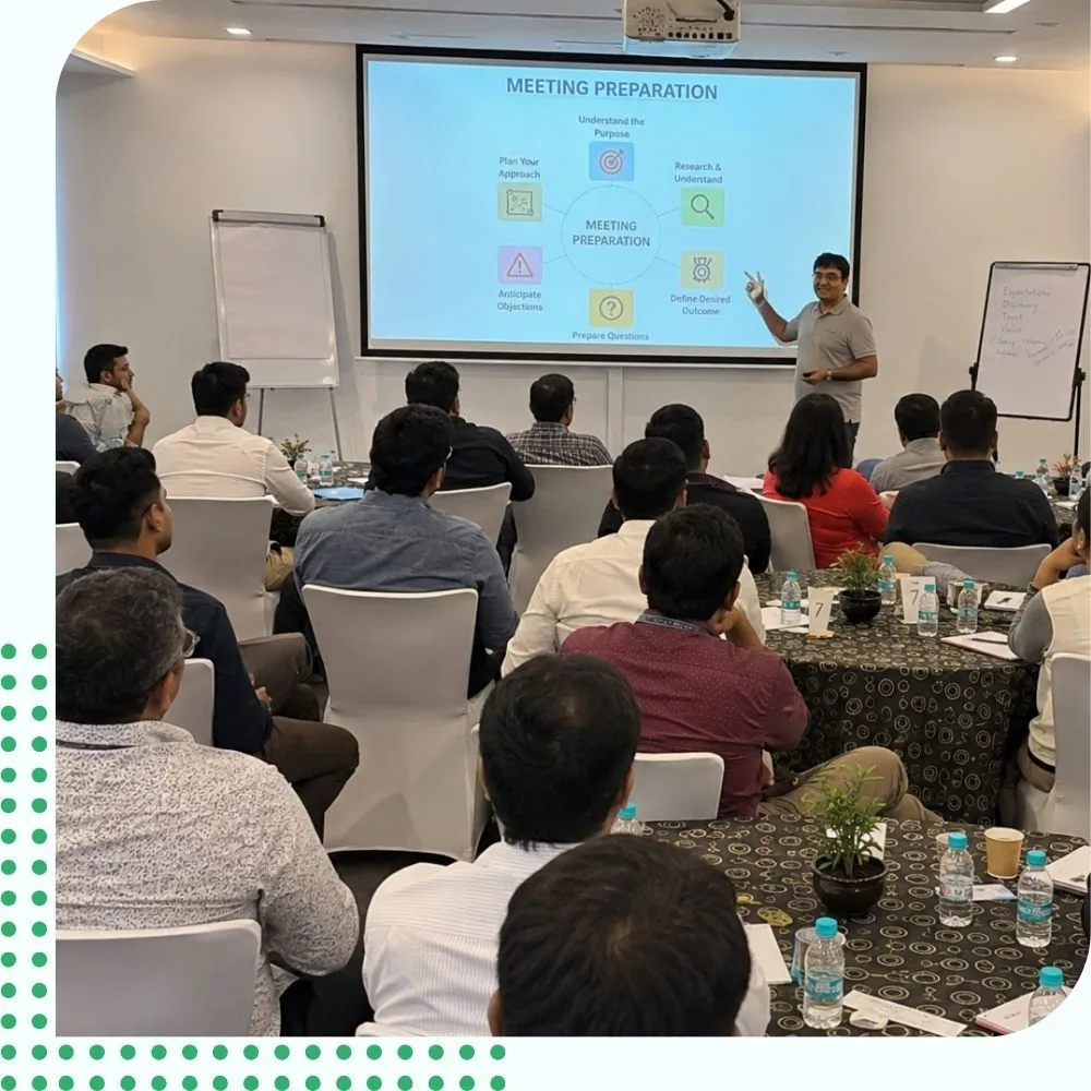 B2B Sales Training Company in Delhi NCR Corporate B2B sales training workshop presentation in delhi by leading sales training experts