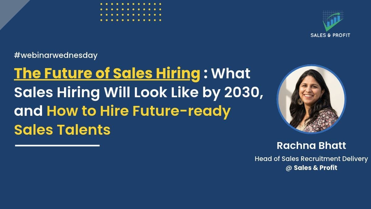 Future of Sales Hiring Webinar Featured Image Featured Image for a Webinar on Future of Sales Hiring by 2030