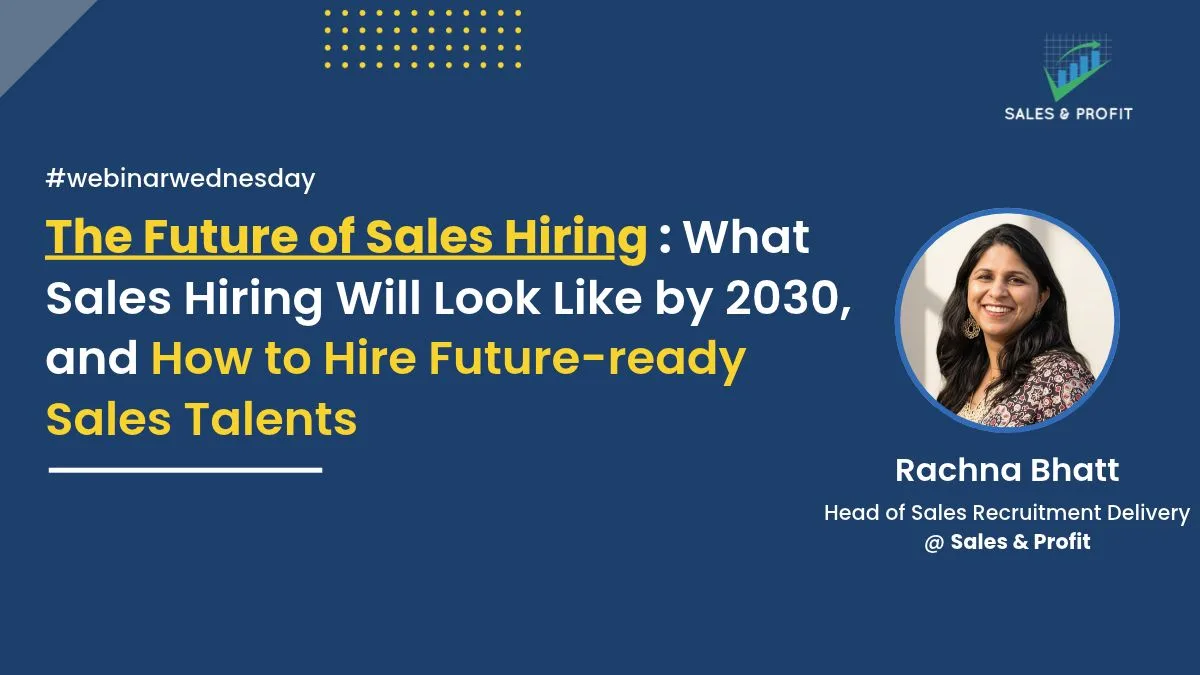 Future of Sales Hiring Webinar Featured Image Featured Image for a Webinar on Future of Sales Hiring by 2030